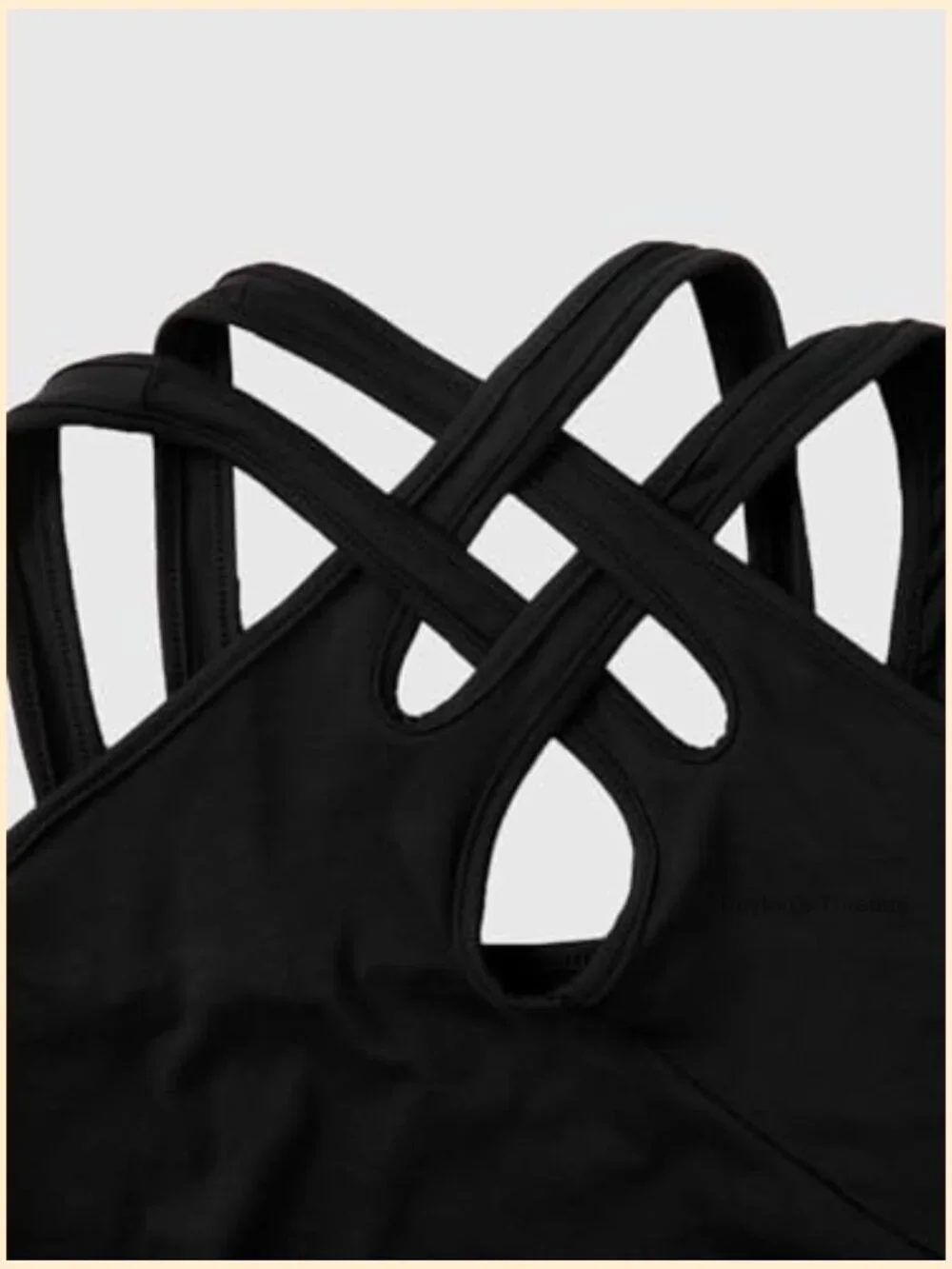 Sleeveless Criss Cross Bodycon Midi Dress with Slit - Picture 4 of 5